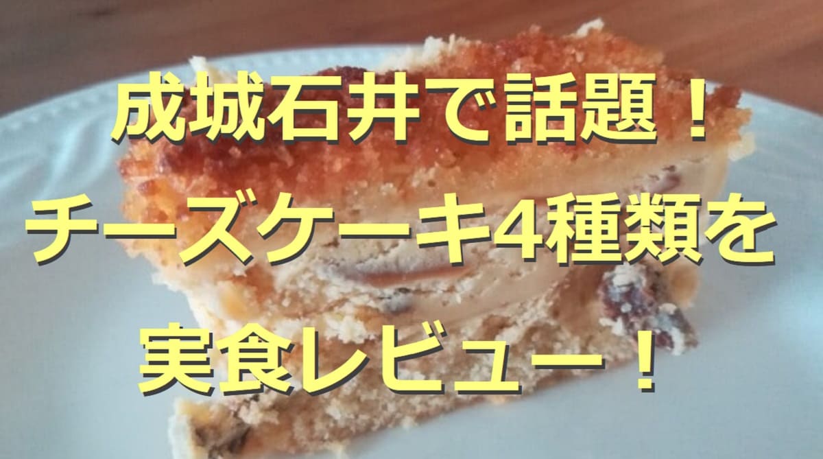 成城石井の人気チーズケーキ4選を食べてみた カロリーや日持ち 冷凍保存可否も調査 イチオシ