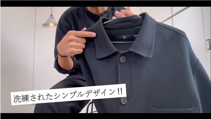 UNIQLO＋J ウールブレンドオーバーサイズシャツ ジャケット