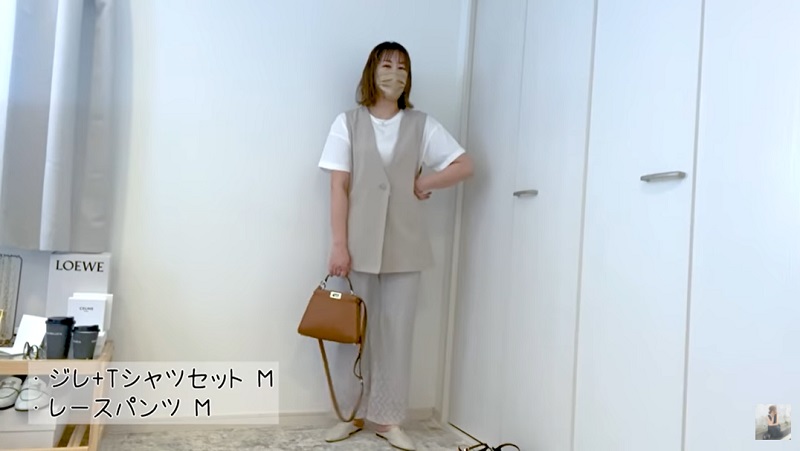 22年春新作 しまむら 大人 上品 レースパンツ がワントーンコーデに イチオシ