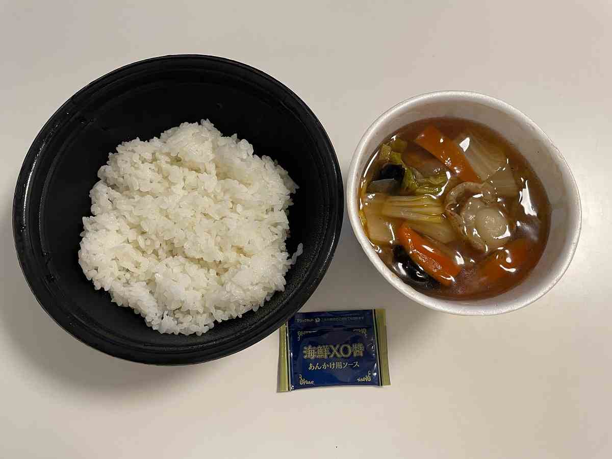 ほっともっとの「海鮮中華あんかけごはん」
