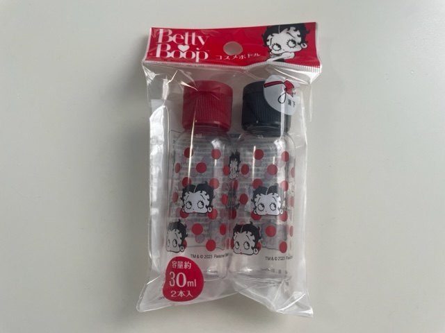 セリアの「ベティー ブープ コスメボトル」